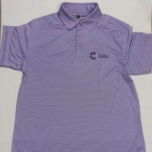 Men Callaway Golf Short Polo Style Shirt Men Size Medium w/ Logo Brand Calix